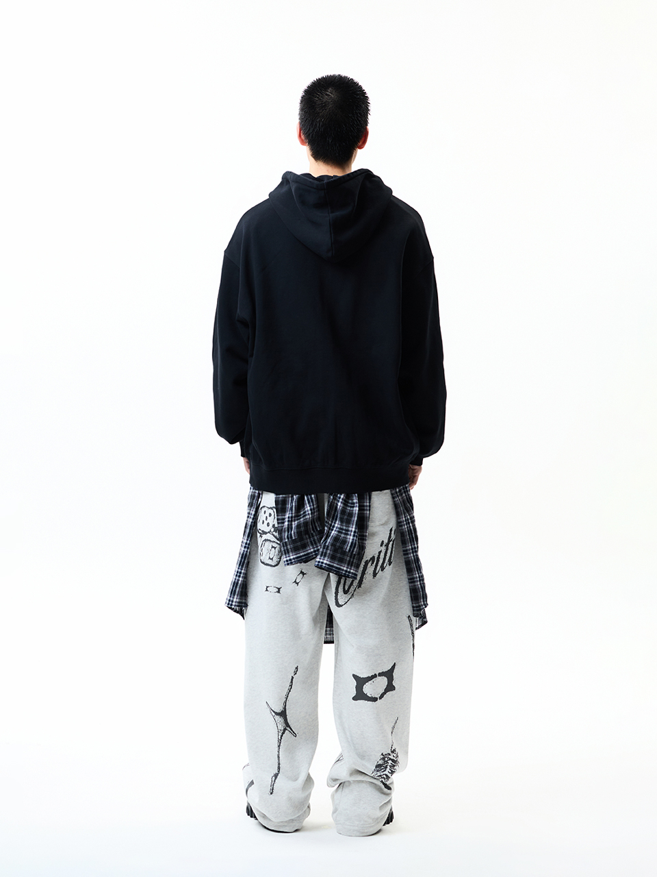 BREAKING WORMHOLE HOODIE ZIPUP BLACK 상세 이미지 11
