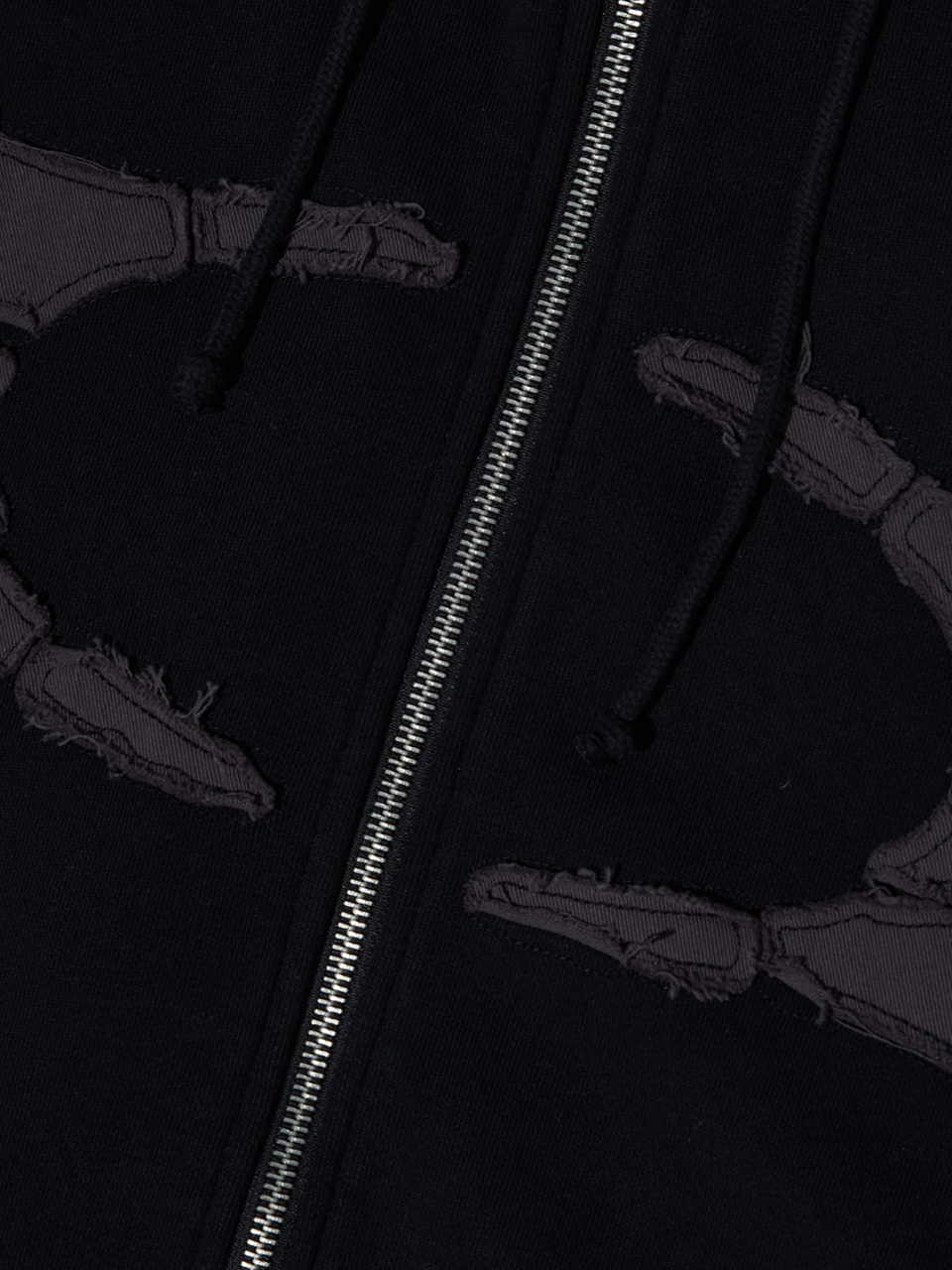 BREAKING WORMHOLE HOODIE ZIPUP BLACK 상세 이미지 16