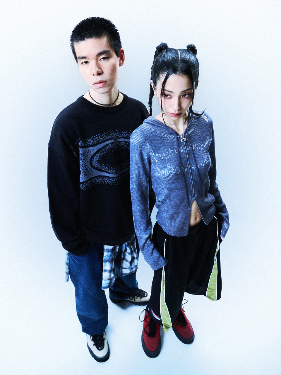 BREAKING WORMHOLE HOODIE ZIPUP BLACK 상세 이미지 3