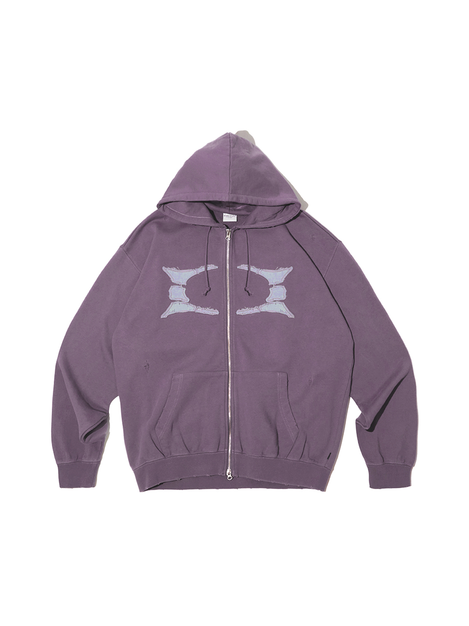 BREAKING WORMHOLE HOODIE ZIPUP PURPLE 상세 이미지 15