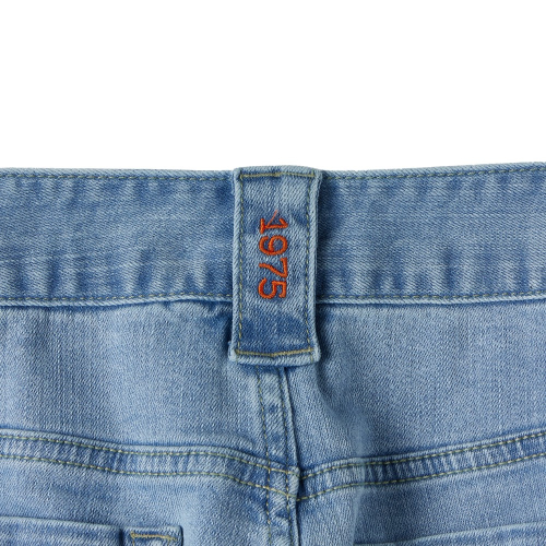 SUMMER WASHED DENIM TROUSERS - BLUE (P252MDP430)