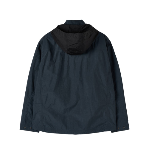 RIPSTOP HOOD DETACHABLE JUMPER - NAVY (P252MJP181)