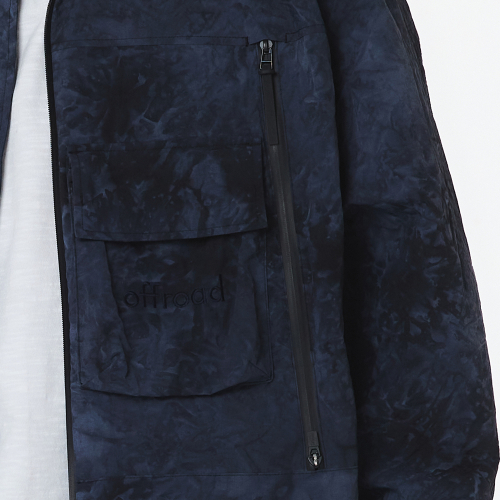 Куртка унисекс с принтом тай-дай (Dark Navy)_5LG1322