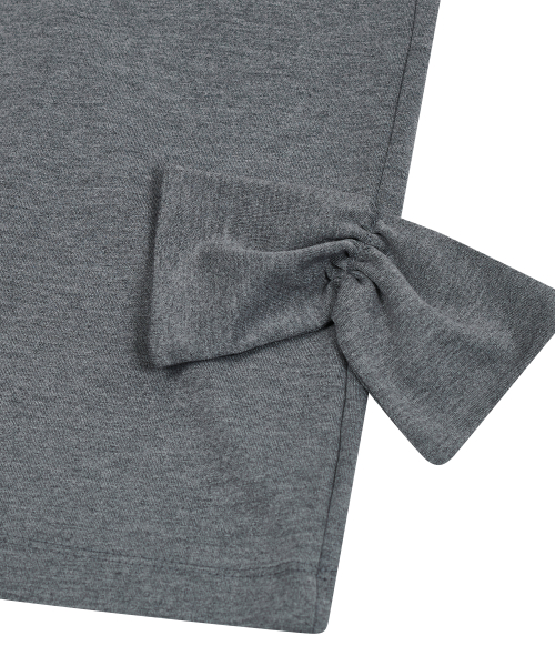 Ruffled Comfy Pants [Gray]