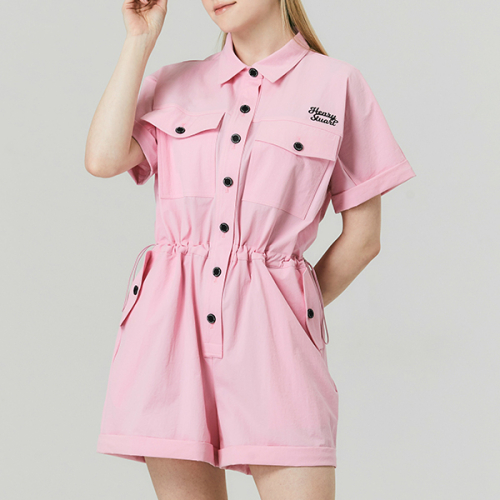 Женский свободный комбинезон, Pink
