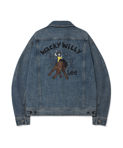 Wacky Willy x Lee джинсовая куртка с графикой Indigo