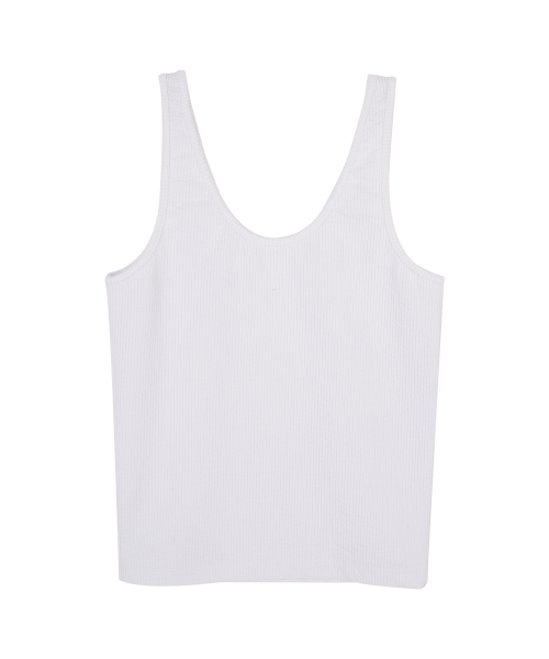 Винтажный многослойный топ с патчем, White