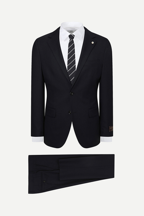 Костюм CANONICO из 100% шерсти, Navy BNESJA010NY_BNESPA110NY