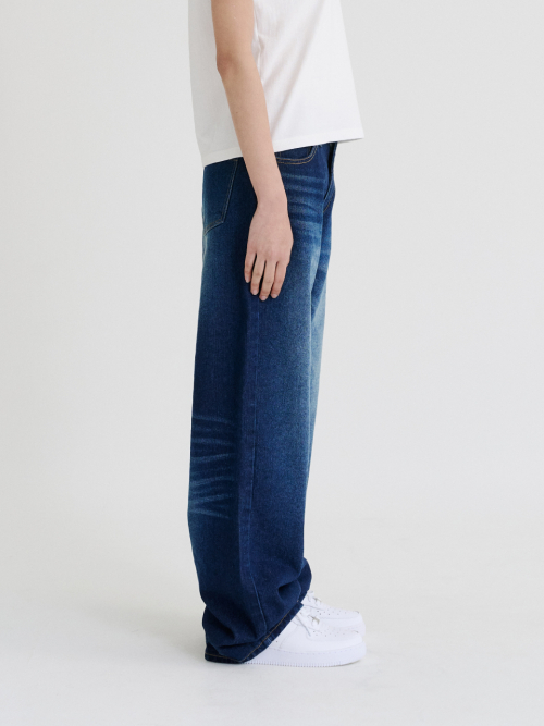 Low Rise Denim Pants (Indigo)