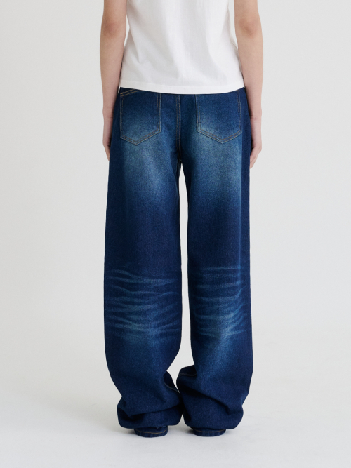 Low Rise Denim Pants (Indigo)