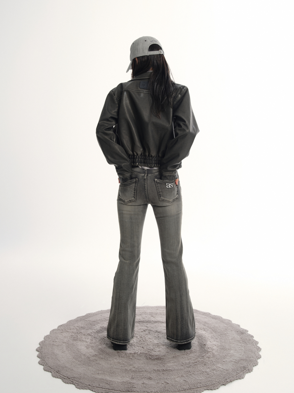 ★as''on★CALEY BOOTS CUT PANTS / BLACK★正規品/韓国送料込 ☆as''on☆CALEY BOOTS CUT PANTS / BLACK☆正規品/韓国送料込