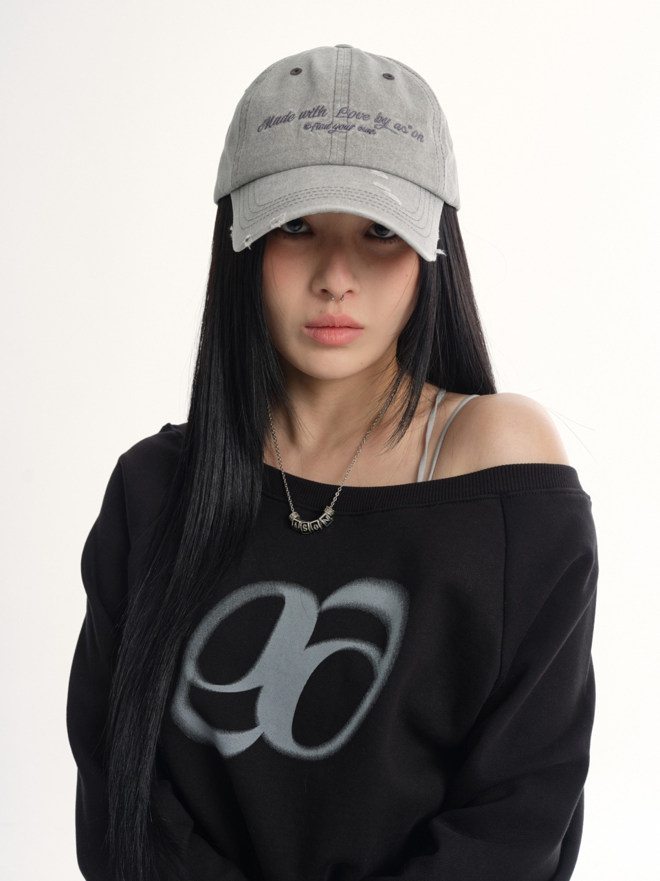 애즈온(ASON) MANDY SWEATSHIRT / BLACK - 사이즈 & 후기 | 무신사