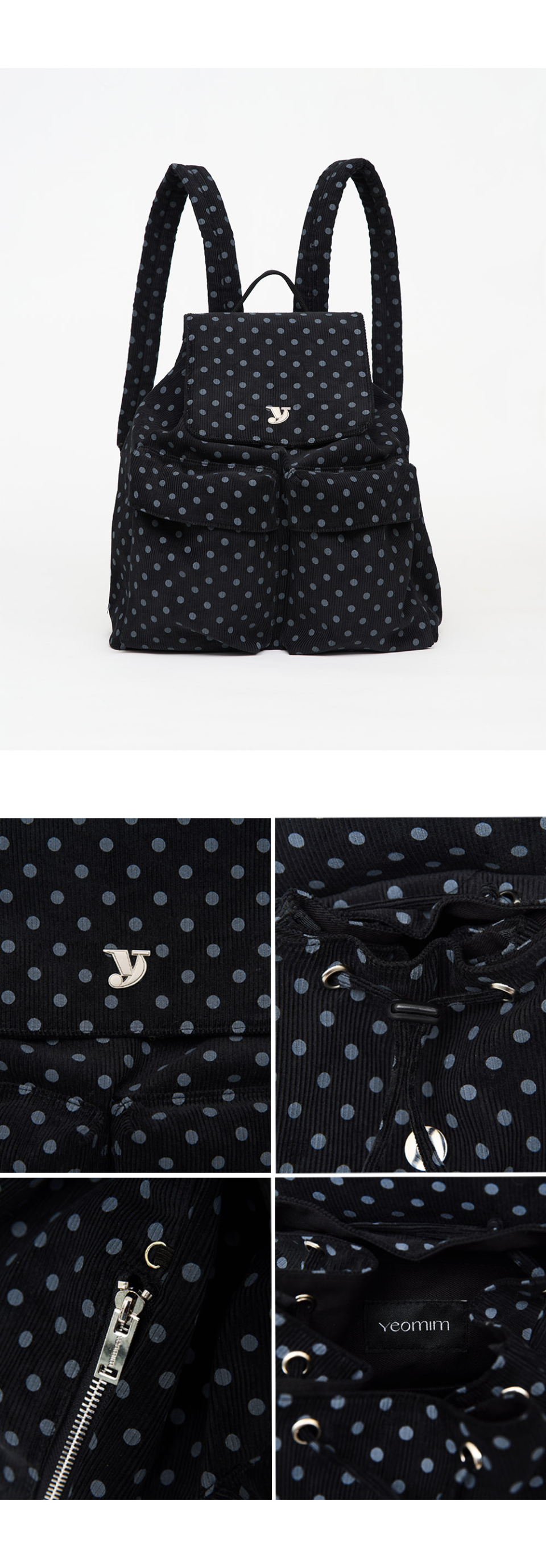 ★YEOMIM★Day Backpack ★Dot Corduroy★ MUSINSA | YEOMIM day backpack (dot corduroy)