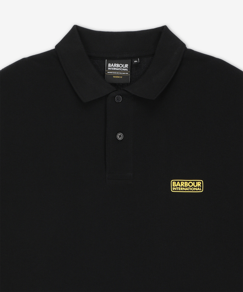 Поло с коротким рукавом International Essential Logo - Black:Yellow / MML1318BK11