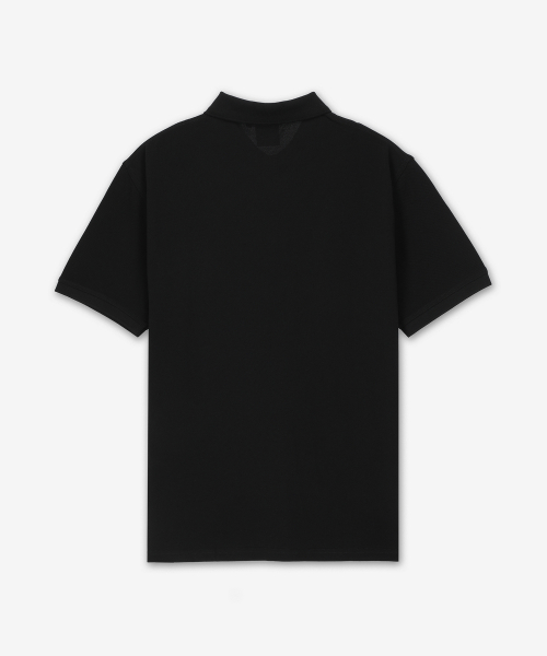 Поло с коротким рукавом International Essential Logo - Black/Pewter / MML1318BK71