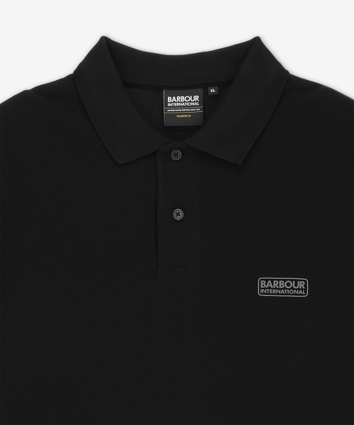 Поло с коротким рукавом International Essential Logo - Black/Pewter / MML1318BK71