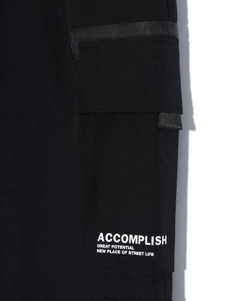 Широкие карго-брюки дабл BLACK (MP2PU365-076)