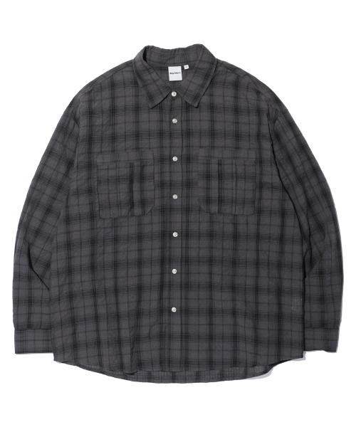 Check Shirt CHARCOAL MP2YU315-075