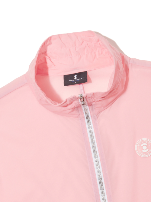 Мягкая куртка свободного кроя с высоким горлом CO L_Pink