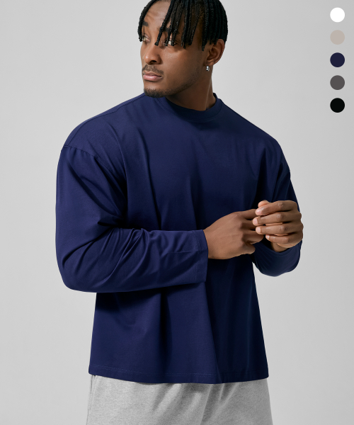 RELAX OVERFIT COTTON LONG SLEEVE_5color