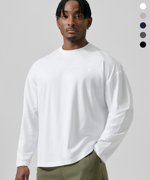 RELAX OVERFIT COTTON LONG SLEEVE_5color