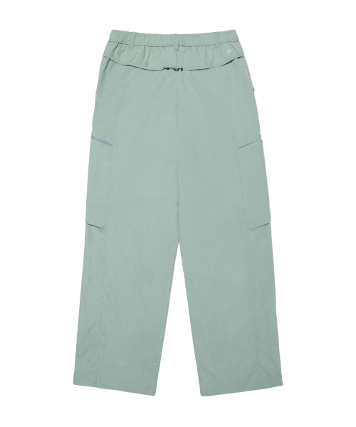 REGULAR FIT STRING JOGGER PANTS (MINT)