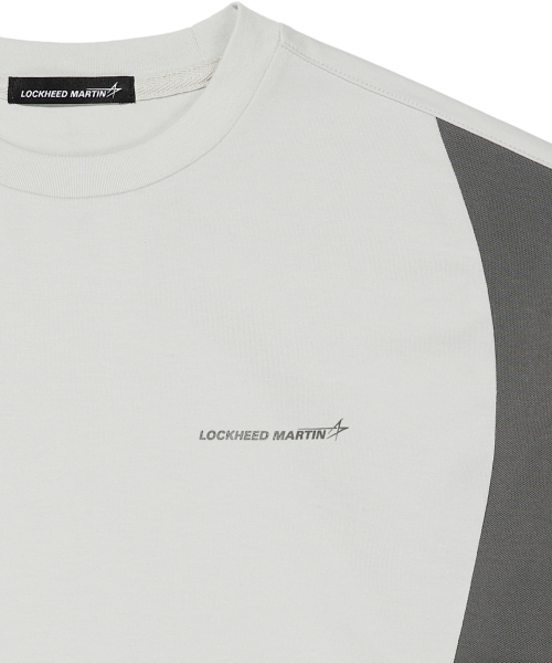 COLOR BLOCK LONG SLEEVE (GREY)
