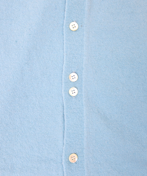 ORCHID ROUND CARDIGAN - SKY BLUE