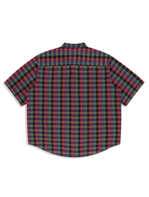 Y.E.S Short Sleeve Check Shirt Multi
