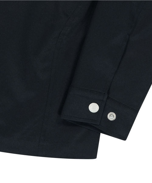 Flowers Zip-Up Jacket (Black)