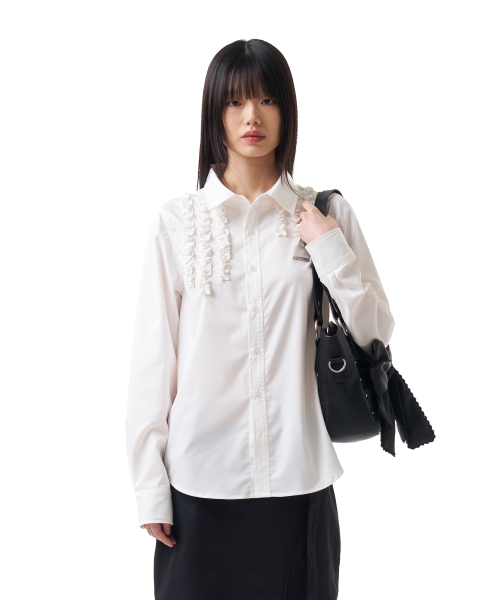 Frilled Shirts (White)