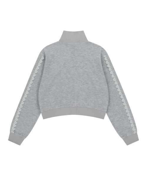 Laced Track Jacket (Gray)