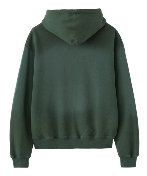 Vintage Washing Gallery Club Hooded Zip-Up_GREEN