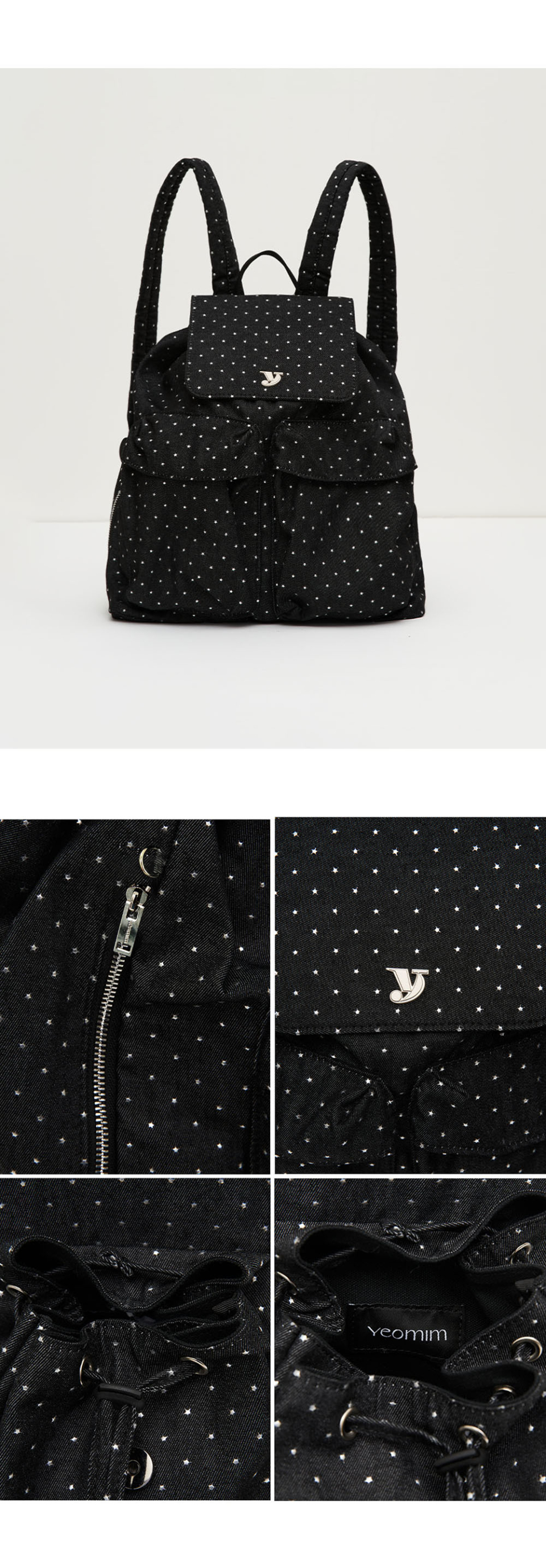 MUSINSA | YEOMIM day backpack (star black)
