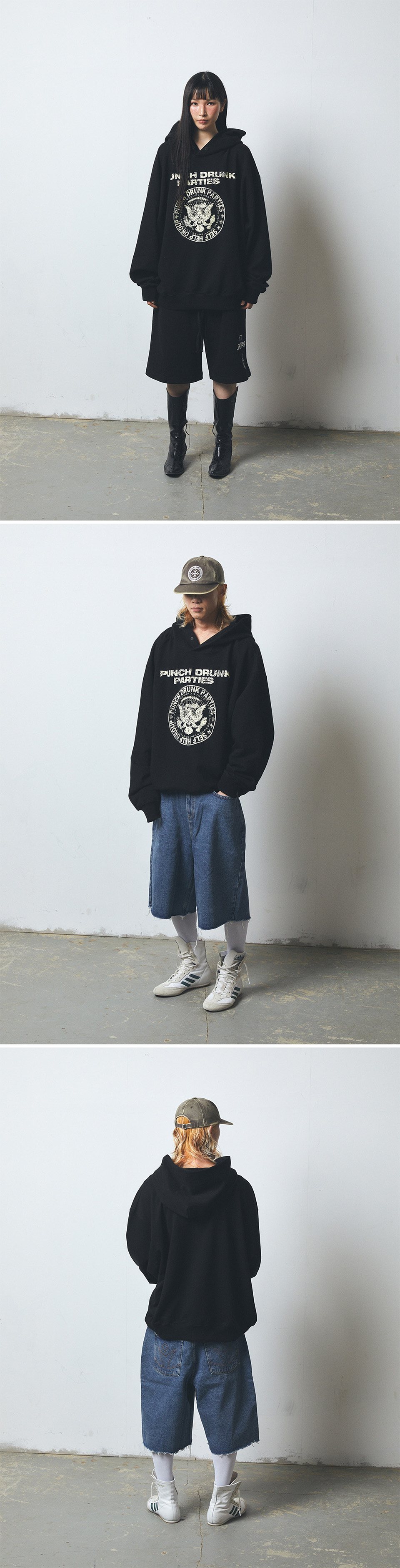 【PUNCH DRUNK PARTIES】SHG Seal Oversized Hoodie フード MUSINSA | PUNCH DRUNK PARTIES SHG Seal Oversized Hoodie