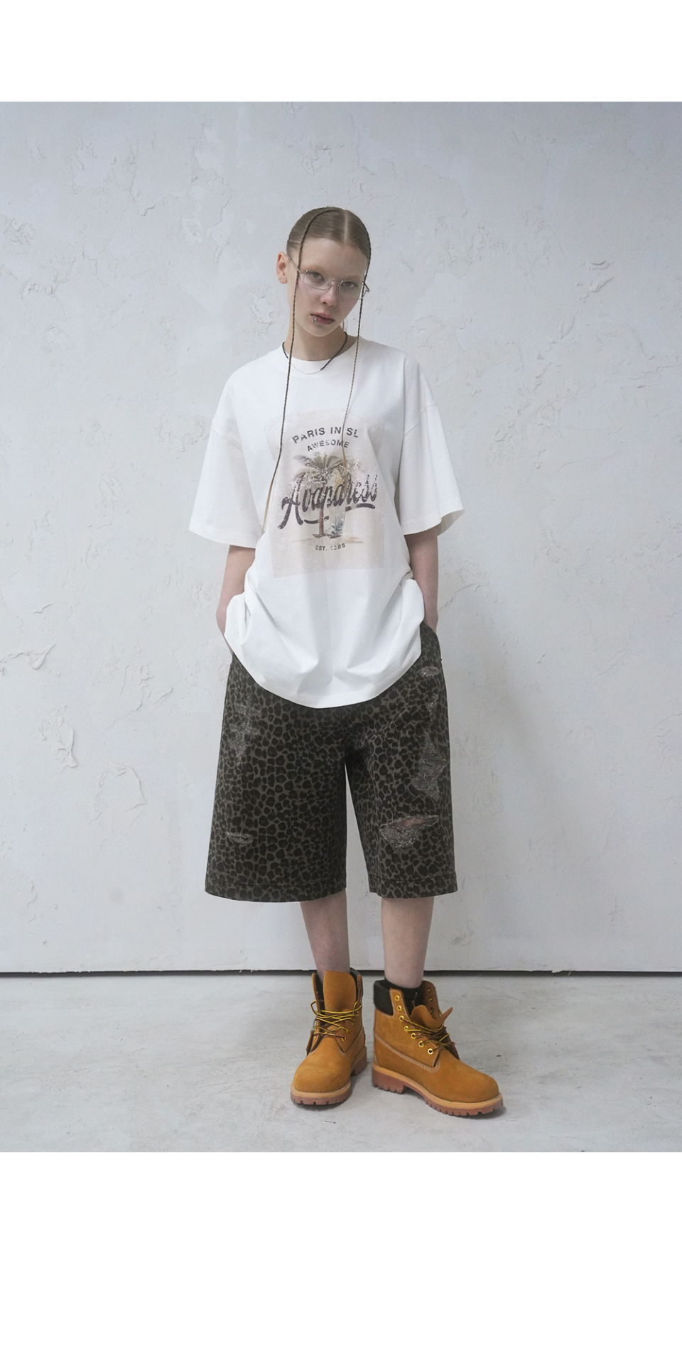 【Avandress】Leopard Bermuda Pants MUSINSA | AVANDRESS Leopard Bermuda Pants
