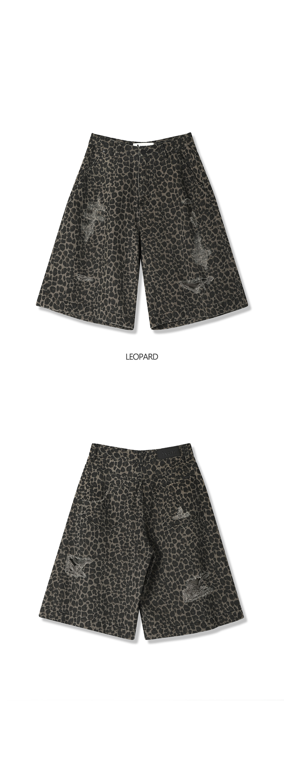 【Avandress】Leopard Bermuda Pants MUSINSA | AVANDRESS Leopard Bermuda Pants