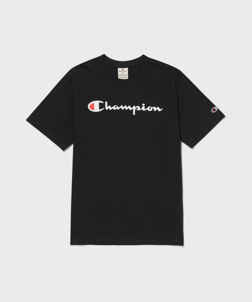 Футболка Big Script Logo Cotton Black