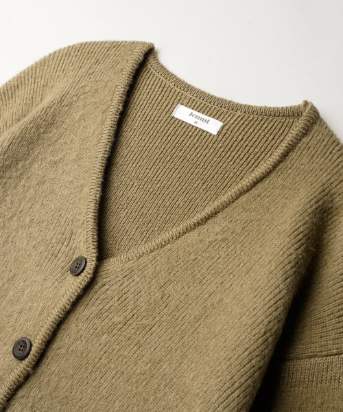 Our Loose Fit Mohair Cardigan Sandbeige SOKN2604