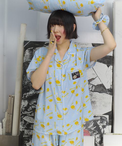 NYGD HALF PAJAMAS SET SKY BLUE