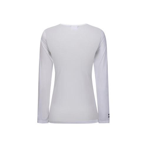 WOMEN SM ROUND NECK BASELAYER_WH