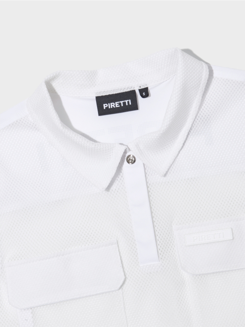 Сетчатый жилет Savona W_White