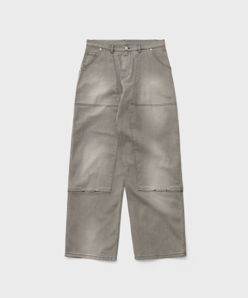 Carpenter Denim Work Pants (Faded Gray)