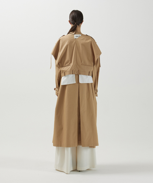Maxi trench coat
