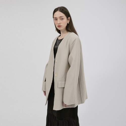 WD_Base loose jacket_LIGHT BEIGE
