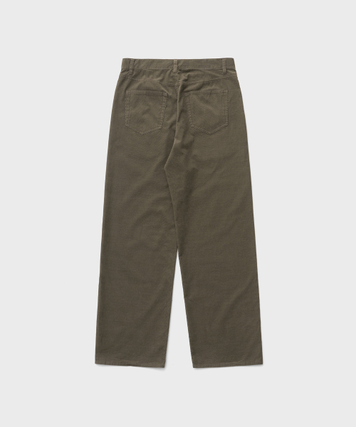 Kurt Light Corduroy Pants (Olive Gray)