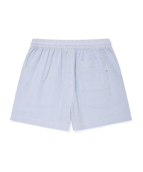 Женские полосатые шорты на завязках Sky Blue