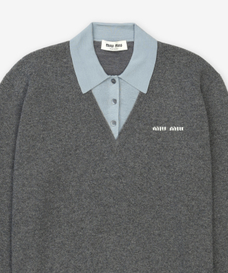 MIU MIU ミュウミュウのカシミヤウールニット 画像 5