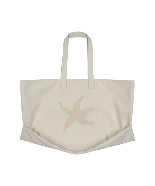 TCM starfish tote bag (ivory)