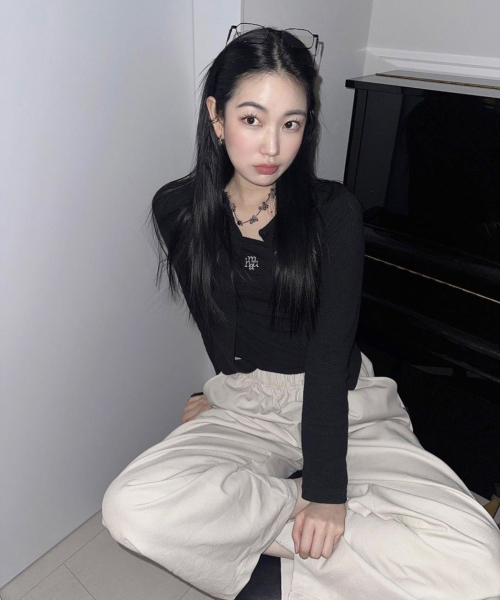 LOGO SLIM FIT KNIT CARDIGAN [7color]